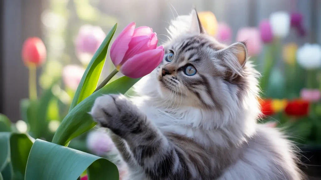 tulips toxic to cats