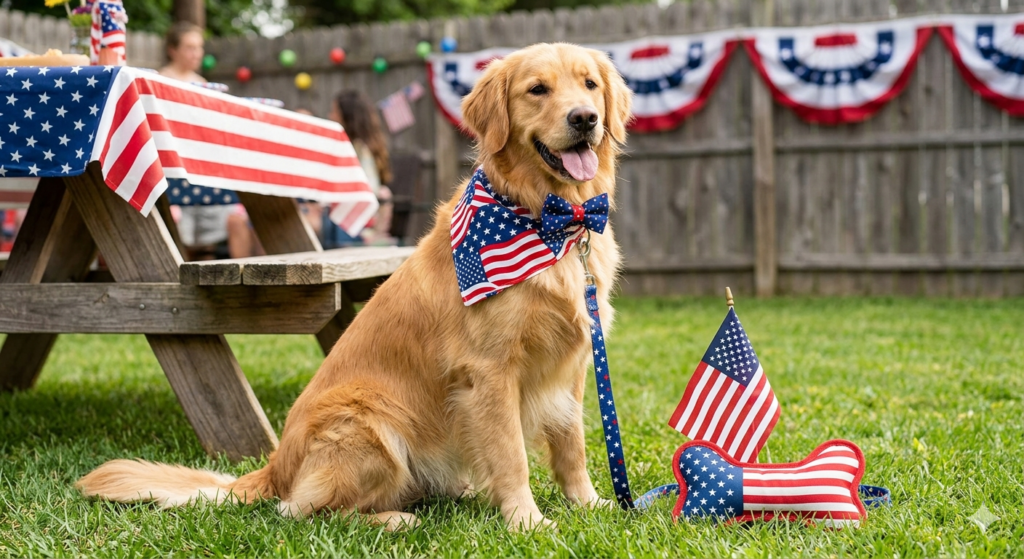 4th of july dog accessories
