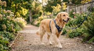 elegant dog harness
