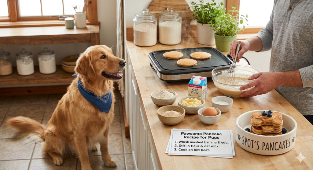 how to make pancakes for dogs