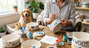 painting dog bowls